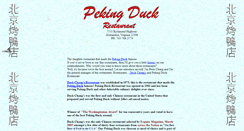 Desktop Screenshot of pekingduck.com